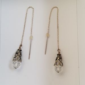 💐Handmade Crystal Earring Thread Earrings